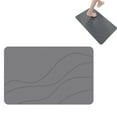 thumbnail image 2 of Diatomaceous Earth Bath Mat - Super Absorbent Stone Shower Mat | Non- Quick-Drying Bathroom Floor Mat | Natural Gray Easy-to-Clean Bath Mat, 2 of 7