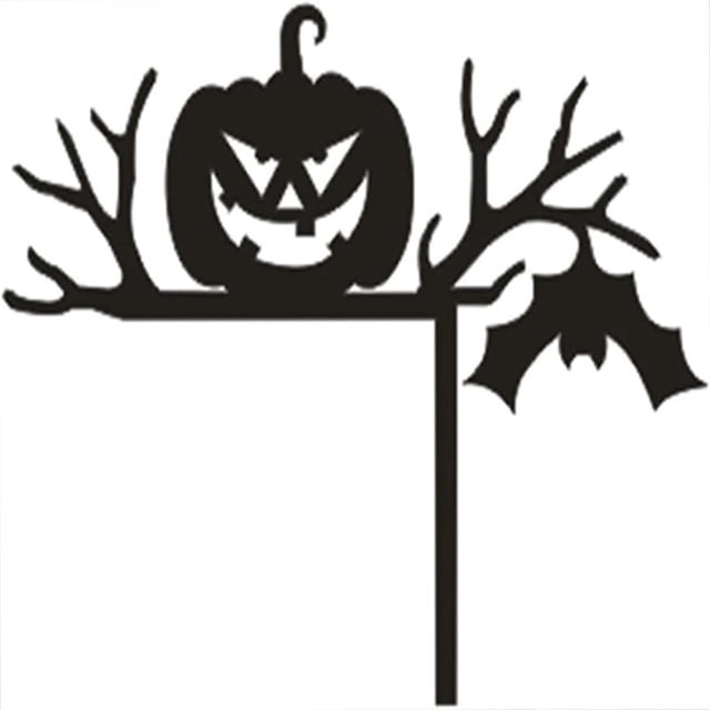 Adorno de metal para puerta de Halloween, decoración de letrero de esquina de puerta de Halloween, decoraciones de puerta de Halloween, letrero de puerta de Halloween, decoración de letrero de esquina