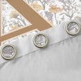 thumbnail image 4 of Homewish Letter A Monogrammed Black Out Curtains,Retro Rustic Flower Curtains Pack of 2 (42x63 Each),Countryside Plant Bedroom Curtains For Child,Microfiber Room Decorative, 4 of 6