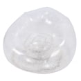 thumbnail image 1 of Space Saving Inflatable Sofa, Ergonomic PVC Lounger with Transparent Design, Body Supporting Backrest and Lightweight Portability for Indoor Outdoor Use, 1 of 7