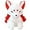 Red Fox #01, variant on Pruboru Kitsune Plush, Lifelike Nine-Tailed Fox Stuffed Animals Toy Realistic Red Fox Plush Toy Cute Kyuubi Kitsune Plushie Dolls Gifts for Kids/14.9''x11.8''x7.8'' (Red)