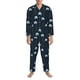 thumbnail image 3 of Fotbe Night Forest Wolf Pijama de Hombre con Estampado de Manga Larga, Conjunto de 2 Piezas, Ropa de Dormir Suave y Cómoda con Bolsillos-XX-Large, 3 of 7
