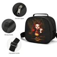 thumbnail image 3 of Hunger Fire Game Lunch Box with Portable Tableware Lunch Bag Reusable Food Tote Bag for Snacks Drinks, 3 of 8