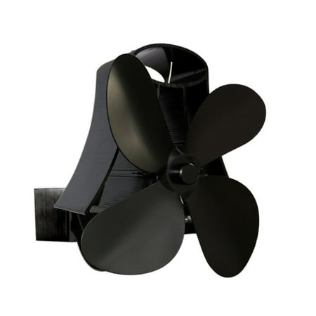 

OOKWE 4 Blades Efficient Heat Distribution Winter Household Modern Stove Fireplace Fan