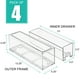 thumbnail image 4 of Frigorífico Drawers Sorbus Clear, apilable, paquete de 4 unidades, 4 of 7