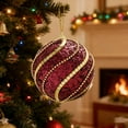 thumbnail image 1 of Christmas Ornament Set, Assorted Shapes, Painted Decorations, Candy Cane Design, for Holiday Tree Decorating, Home Festive Display, Party Decoration, 30 Count, Pink, by Ihhxbs, 1 of 9