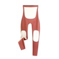thumbnail image 1 of Gibobby leggings niña Mujeres Casual Otoño e Invierno Color sólido cintura alta vientre más terciopelo grueso cálido vientre rodilleras pantalones cálidos（Rojo, XXXL), 1 of 3