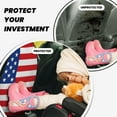 thumbnail image 4 of Fuzoiu America Flags3 Print 2 Pack Kick Mat Back Seat Protector With 3 Storage Pockets, Universal Car Seat Back Organizer For Kids Pets, Waterproof Backseat Protector For Most Car, 4 of 8