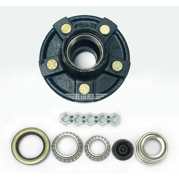 Libra Trailer 5 lug Idler Hub Kit 5 on 4.5" 5x4.5 for 3500 lbs Axle - 22017