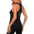thumbnail image 2 of Women's Ice Silk Backless Yoga Top, Breathable Hollow Out Workout Tank, Quick-Dry Athletic Sleeveless Shirt for Fitness & Gym, Sizes S-XL, 2 of 5