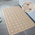 thumbnail image 4 of Non Slip Bath Mat Shower Floor Pad with Massage Dots Waterproof Fast Dry Plastic Bathroom Rug for Tub Security Opposition Fatigue, Anti Slip Shower Mat with Strong Suction Cups and Drainage Holes, 4 of 7