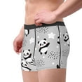 thumbnail image 4 of Bingfone Pandasbetween Clouds And Stars Men'S Underwear - Casual Stretch Boxer Briefs-Large, 4 of 9