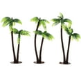 thumbnail image 1 of 3Pcs Plastic Coconut Palm Tree Miniature Plant Pots Bonsai Craft Micro Landscape DIY Decor, 1 of 5