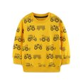 thumbnail image 2 of Bellafa Toddler Boys Christmas Sweatshirts Long Sleeve Pullover Shirts Dinosuar Reindeer Sweaters Xmas Cartoon Tee Sport Tops 1-7T, 2 of 9