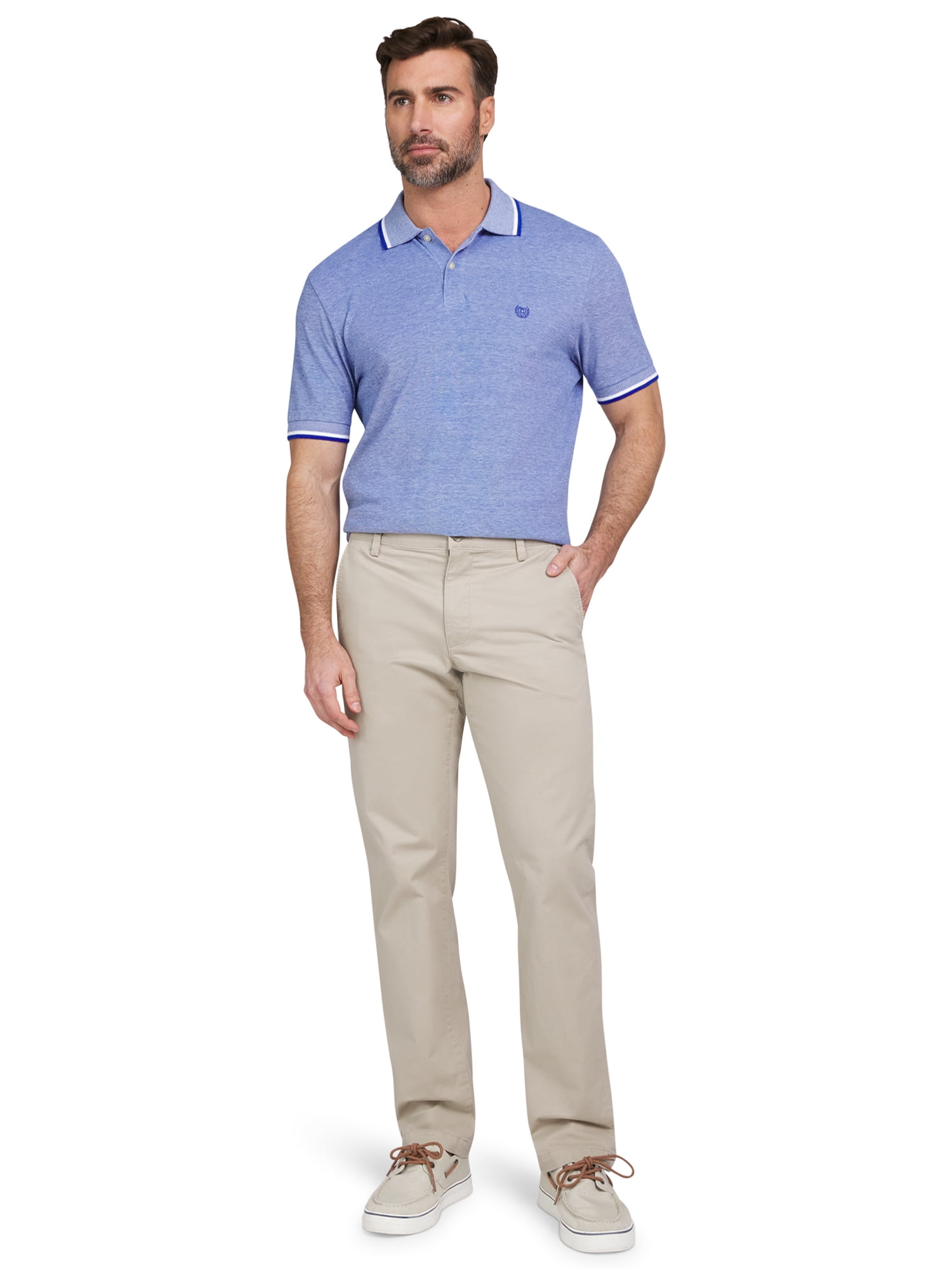 Chaps Men's & Big Men's Seacoast Wash Flex Twill Chino Pants, Waist Sizes 30-42