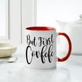 thumbnail image 4 of CafePress - But First, Covfefe - 11 oz Ceramic Mug - Novelty Coffee Tea Cup, 4 of 4