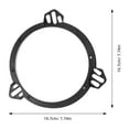thumbnail image 2 of OULII Speaker Bracket 1 Pair Black Plastic 7.8X7.8X0.7In For Car Audio Upgrade Enhance Speaker Effect, 2 of 8