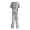 thumbnail image 5 of Snoopy Women's and Women’s Plus Oversized Tee and Pants Pajama Set, 2-Piece, Sizes XS-3X, 5 of 5