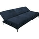 thumbnail image 4 of Sofa Cama Reclinable El Bazar Store Vegas Azul Terciopelo Marino Futon 3 posiciones Sala, 4 of 6