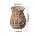 thumbnail image 3 of zhangmingg Handmade Decorative Vase Imitation Versatile Home for Fresh Dried Flowers Living Room, 3 of 7