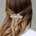 thumbnail image 4 of 2 pinzas para el pelo para mujer, pinzas para el pelo de mariposa, pinzas para el pelo antideslizantes de metal, pasador de 6,5 cm para niñas y mujeres, 4 of 5
