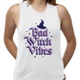 thumbnail image 2 of Bad Witch Vibes Women's Muscle Tank Medium White, 2 of 5
