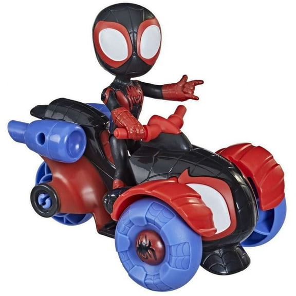 Marvel: Spidey and His Amazing Friends Miles Morales Kids Toy Action Figure for Boys and Girls (8”)