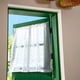 thumbnail image 2 of Cortinas de Cocina Jinchan Semi Transparentes con Mini Pompones de 36 cm Voile, 2 of 9