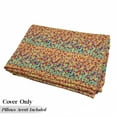 thumbnail image 5 of Abstract Floor Pillow Lounger Cover, Triangle Formed Fractal Geometric with Aztec Culture Effects Western Print, Nap Mat Printed Fabric Case for 5 Pillows, 88" x 36", Multicolor, by Ambesonne, 5 of 5