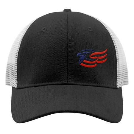 Baseball Cap The second picture of the United States Embroidery Dad Caps for Men Cool Adjustable for Fishing Snapbacks AllBlack One Size