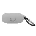 thumbnail image 3 of Insten Silicone Case Compatible with Airpods 3 3rd Gen 2021 Earbuds Protective Cover, Front LED Visible, with Carrying Keychain for Girls Women Boys Men, Gray, 3 of 8