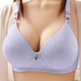 thumbnail image 2 of ZKCCNUK Women's Bras Sexy Middle Aged And Elderly Comfortable Soft Thin Printed Underwear Large Size Underwear Bra Adjustable Shoulder Straps Everyday Bras Size M-2XL, 2 of 7