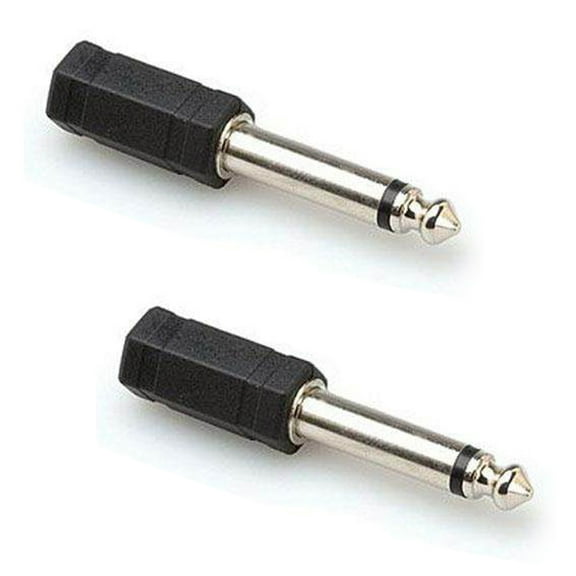 Hosa Technology 2x GPP-290 Analog Audio Adaptor 1/4" TRS to 1/4" TS