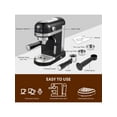 thumbnail image 5 of Machine à Espresso SINLOOG, Machine à Espresso et à Cappuccino latte avec Pompe 20 Bars, Machine à Café Compatible avec capsules de Dosettes ESE, Filtre et Mousseur à Lait à Vapeur Wa, 5 of 5