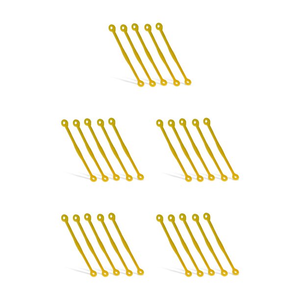 Eigraketly Paquete de 5 amortiguadores de tenis, suministros de repuesto para deportes de mano, amortiguadores duraderos ligeros para modificación de Amarillo 5piezas Eigraketly CBP203644