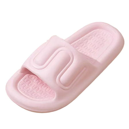 

Gubotare Pillow Slippers for Women and Men | House Slides Shower Sandals | Cushioned Thick Sole(Pink 8)