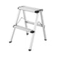 thumbnail image 1 of Escalera plegable de tijera, taburete alto, taburete de metal, taburete de pesca para el trabajo doméstico, biblioteca, 1 of 9