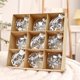 thumbnail image 1 of Juego de 9 bolas navideñas irregulares | Adornos transparentes de PET | Colgantes para árbol de Navidad para decoración de interiores y exteriores, 1 of 5