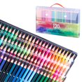 thumbnail image 1 of 120/150/180/210 Set de lápices de acuarela para artistas profesionales lápices de colores solubles e Tomshoo 120 colores, 1 of 7