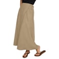 thumbnail image 2 of Maxi Wrap Skirts for Women Summer High Waisted Flowy A Line Casual Long Skirt Beach Vacation Clothes, 2 of 5