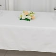 thumbnail image 4 of Balsa Circle 60" x 126" White Rectangular Cotton Tablecloth Party Wedding Reception Catering, 4 of 8
