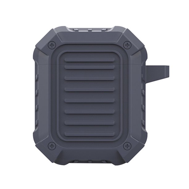 Methold Funda para auriculares, funda de silicona, funda para auriculares inalámbricos, repuesto para 1/2 Cables de audio/vídeo gris