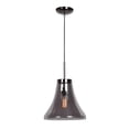 thumbnail image 1 of Access Lighting 63990LEDDLP-BCH-SMK Simplicite 1 Lumière 12 Po. Suspension LED Chromée Noire, Fumée, 1 of 1