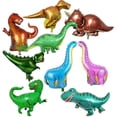 thumbnail image 1 of Globos de dinosaurio, globos de mylar con animales, juguetes para niños, 9 unidades, 1 of 3