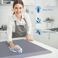 thumbnail image 4 of 2PCS Kitchen Rugs Cushioned Anti-Fatigue Non-Slip Waterproof Kitchen Mat Comfort Foam Standing Mat for Floor Office Sink Laundry (Grey), 4 of 14