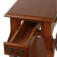 thumbnail image 4 of Leick Furniture Table d'Appoint en Bois Finition Cerisier Brun, 4 of 5