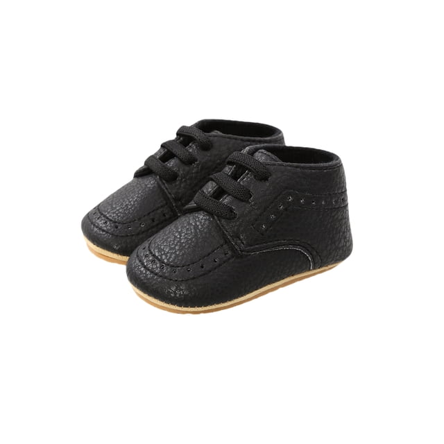 Mialoley Baby Walking Shoes, Non-Slip Sole Solid Color/Color Block Crib Shoes