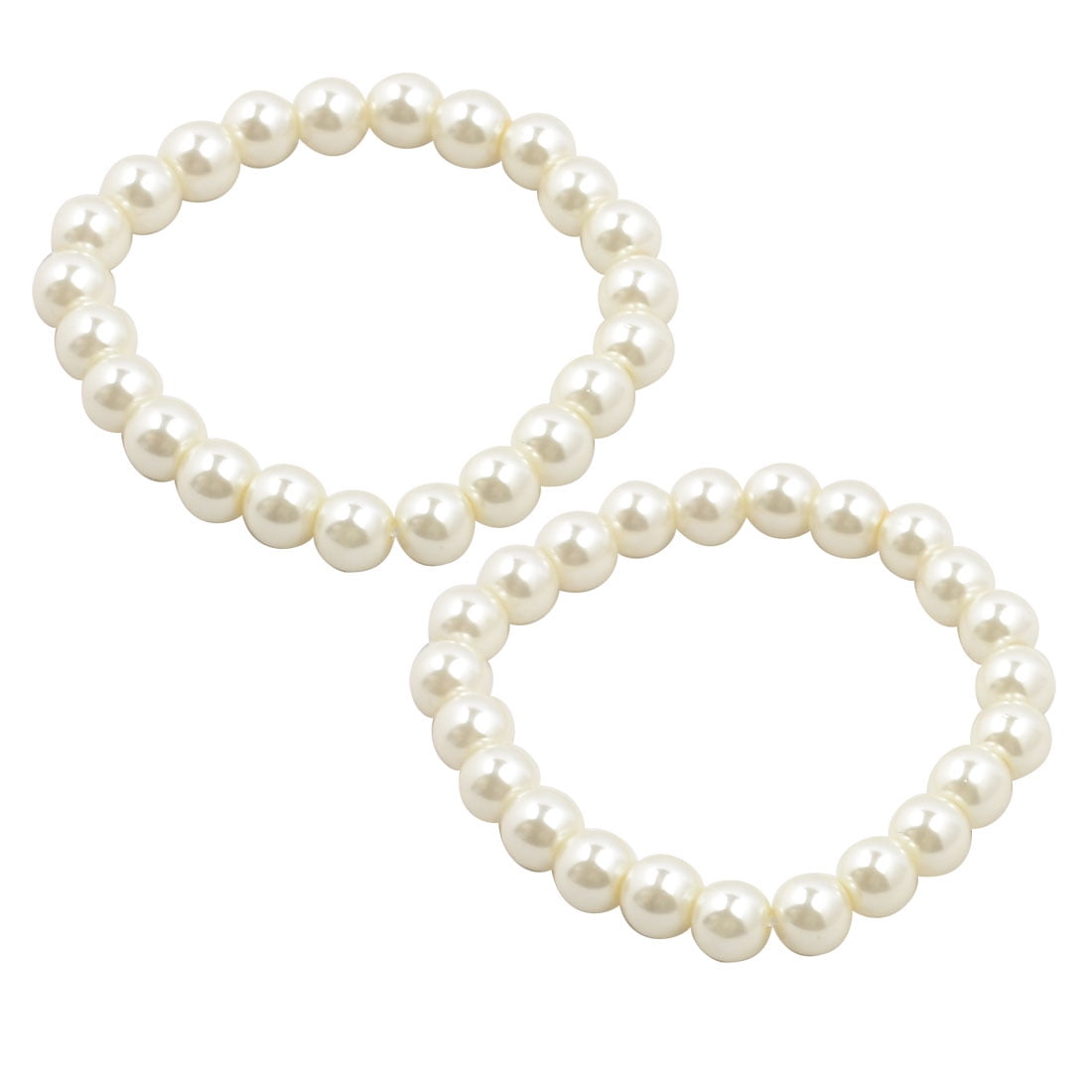 1012mm Baroque Keshi Cultured Freshwater Pearl Elastic Bracelet