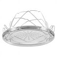 thumbnail image 2 of 4 Slice Camping Bread Toast Tray Gas Stoves Cooker BBQ Camping Toaster Rack,1x bread grill,Silver, 2 of 8