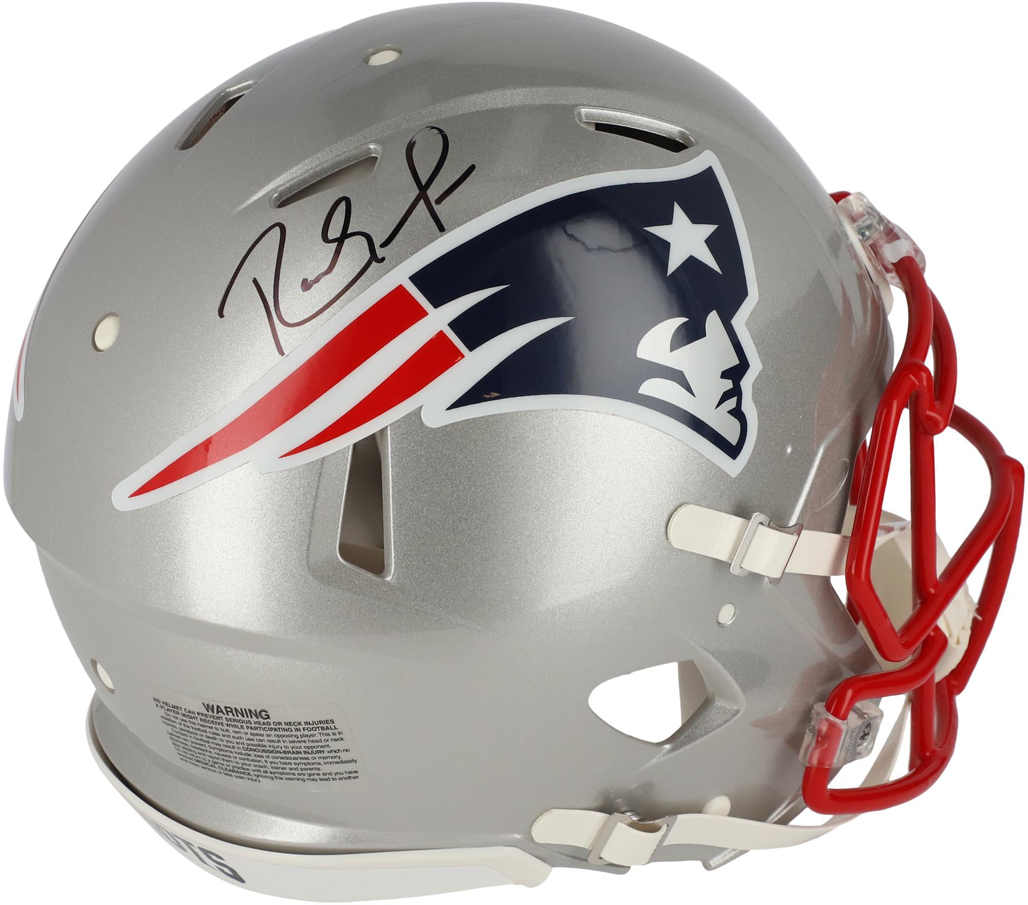 New England Patriots White Officially Licensed Speed Authentic Football Helmet